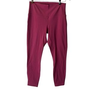Lululemon Pink Double Layered Align Leggings Size 10